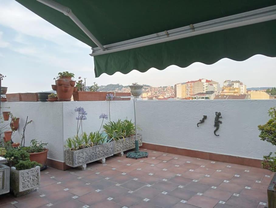 Ático con terraza en el centro de Vigo Apartamento Exterior foto